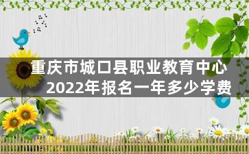 重庆市城口县职业教育中心2022年报名一年多少学费