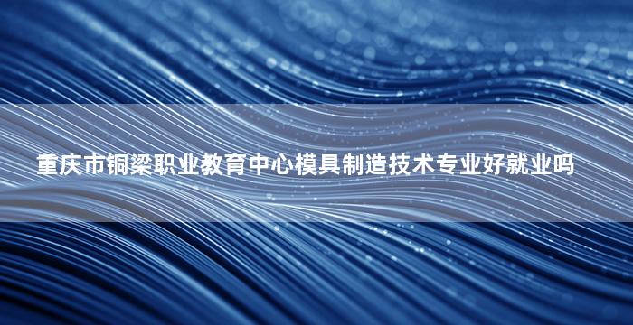 重庆市铜梁职业教育中心模具制造技术专业好就业吗