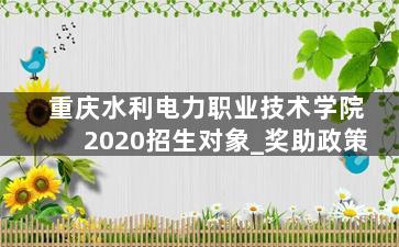重庆水利电力职业技术学院2020招生对象_奖助政策
